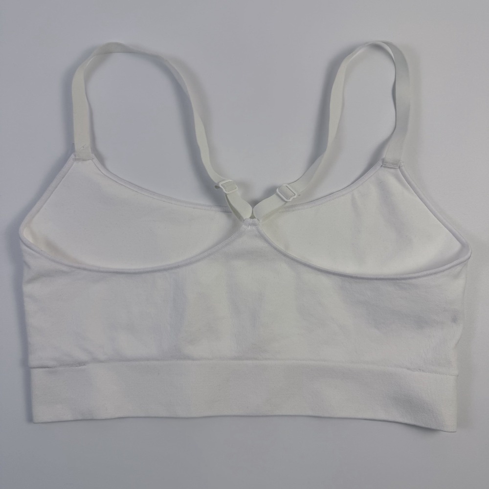Lot of 3 Victoria's Secret PINK Soft Seamless Sports Bra Black-White-Pink L NWT - Picture 3 of 7
